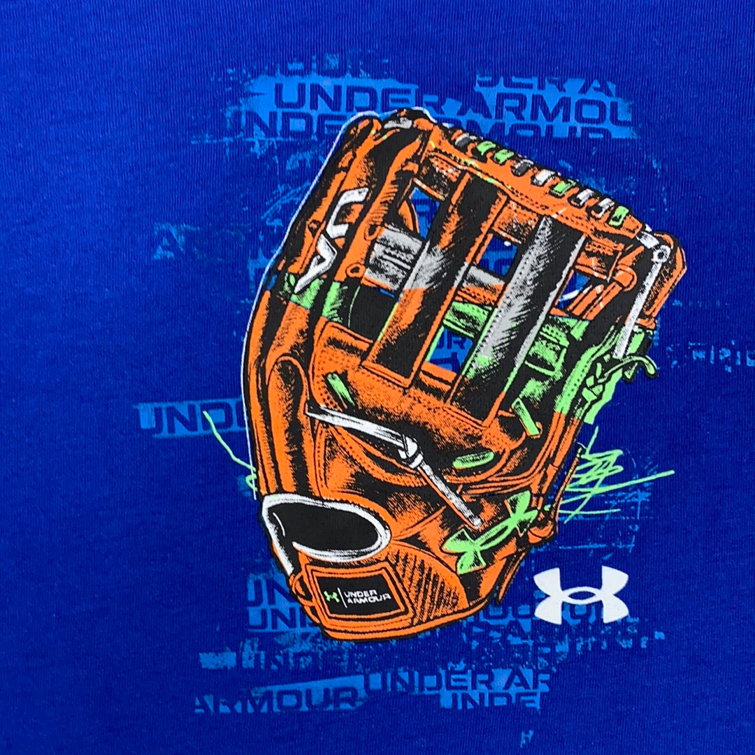 Royal Blue Baseball Glove Tee  - Doodlebug's Children's Boutique