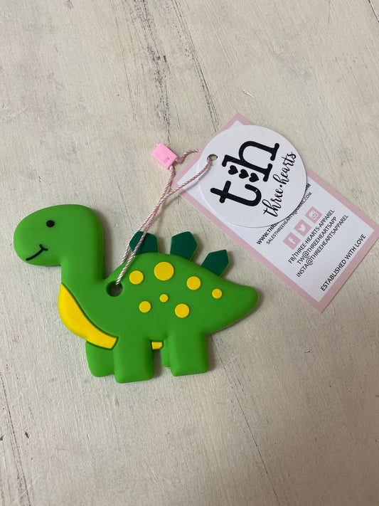 Dino Silicone Teether  - Doodlebug's Children's Boutique