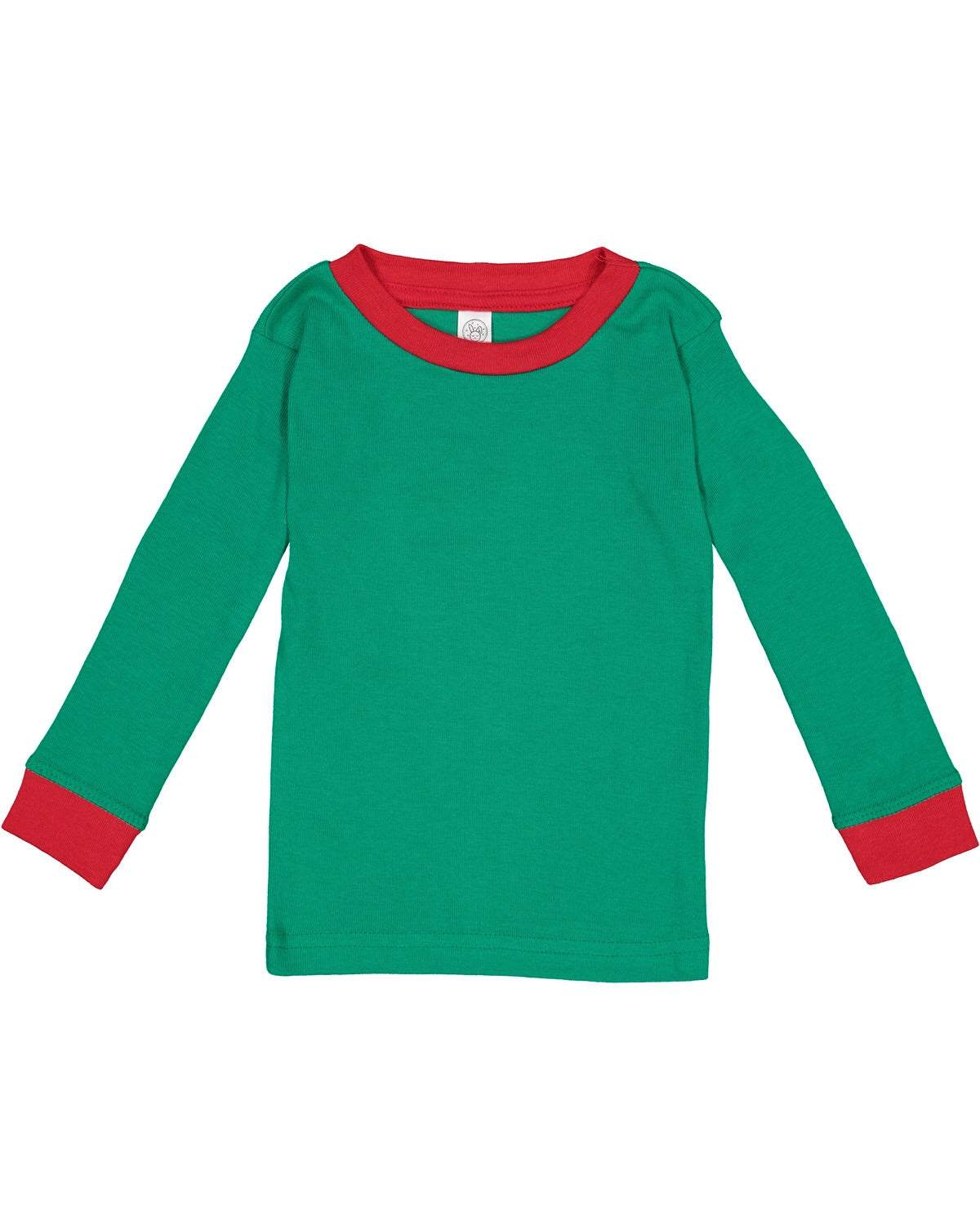 Green and Red Two Piece Pajamas  - Doodlebug's Children's Boutique