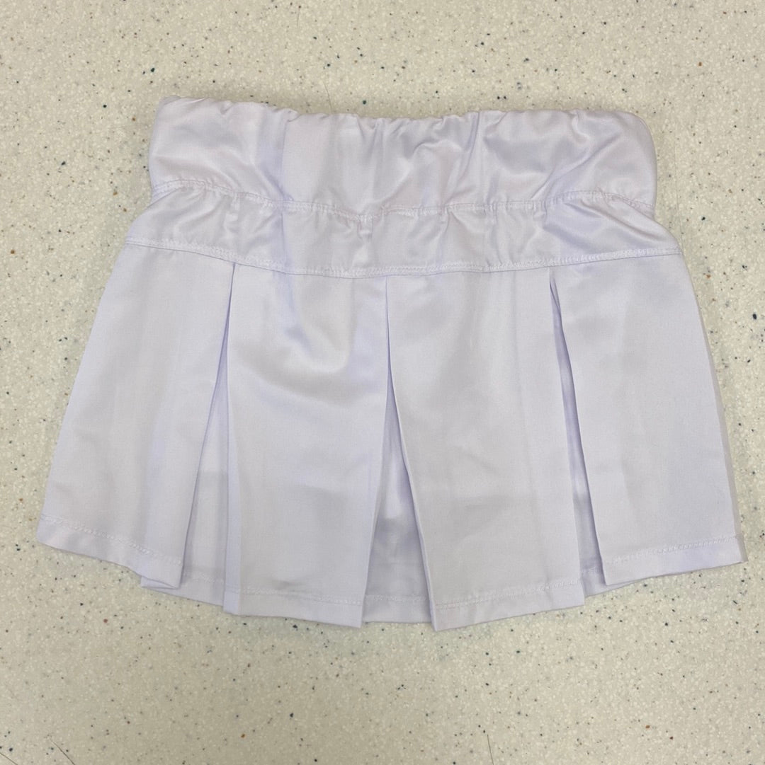 Country Club Skirt in White  - Doodlebug's Children's Boutique