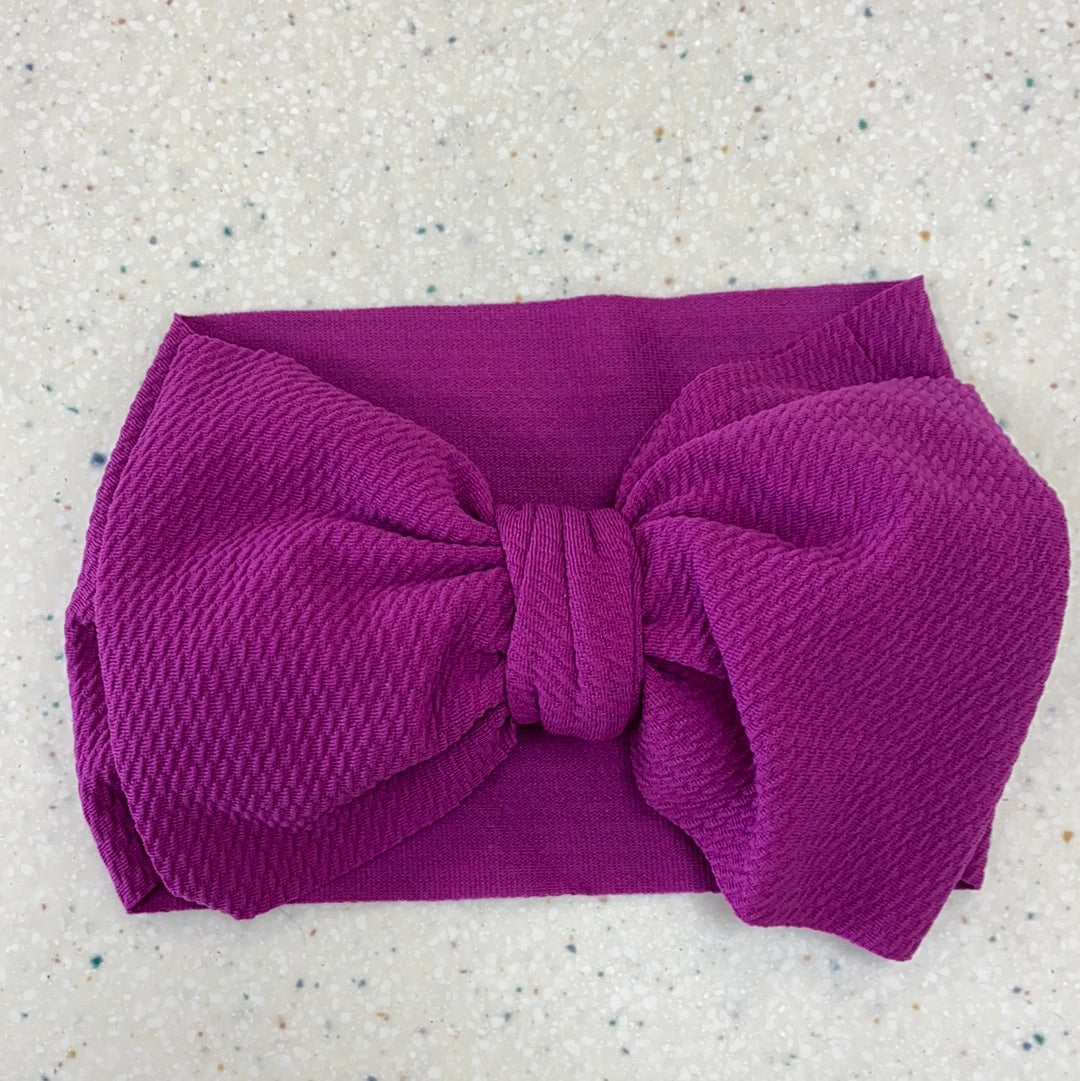 Purple Headwrap  - Doodlebug's Children's Boutique
