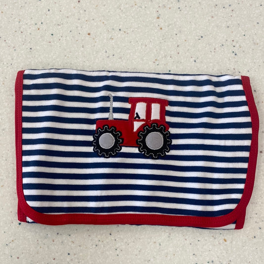 Future Farmer Applique Burp Cloth  - Doodlebug's Children's Boutique