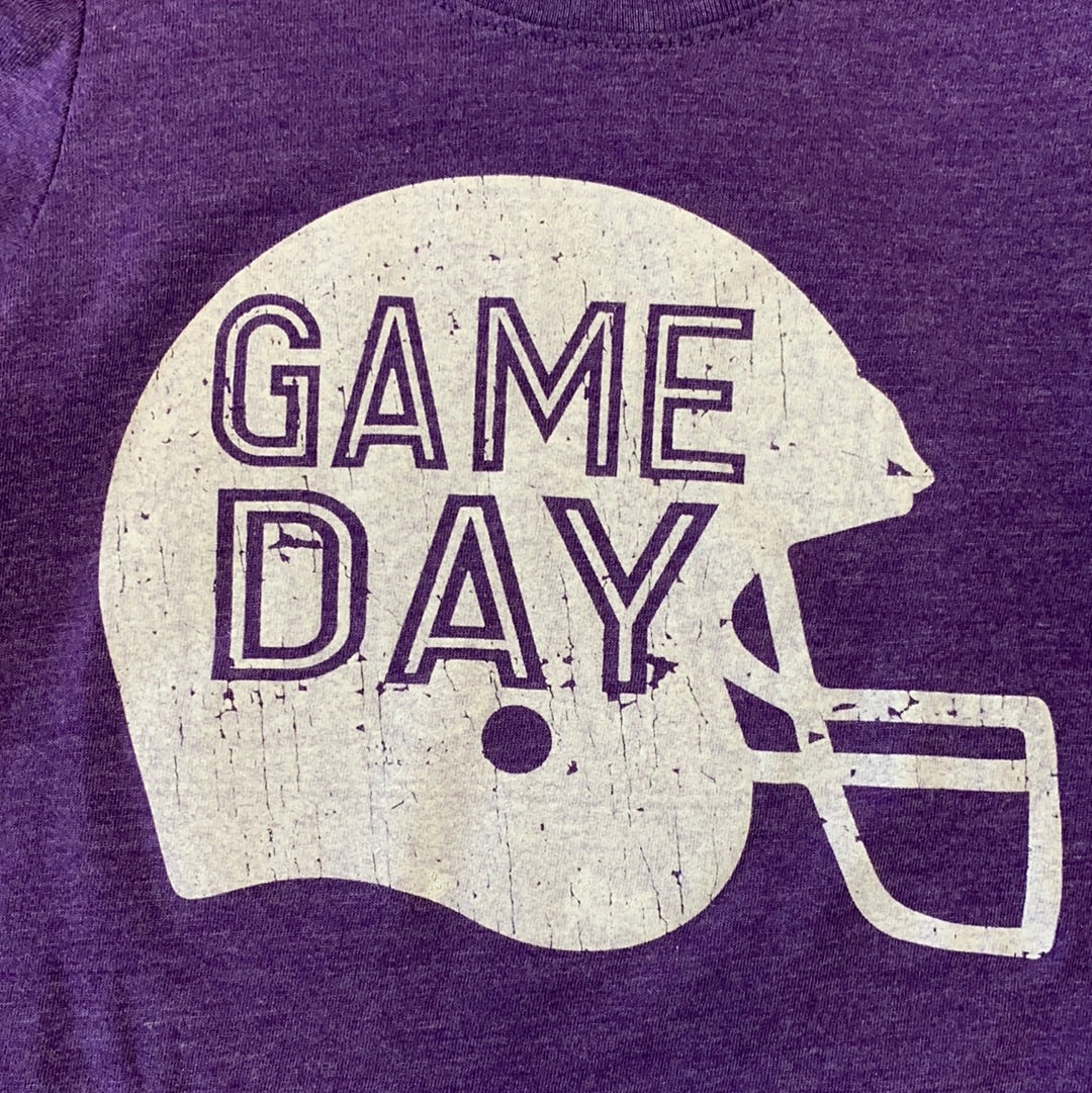 Purple Game Day Tee  - Doodlebug's Children's Boutique
