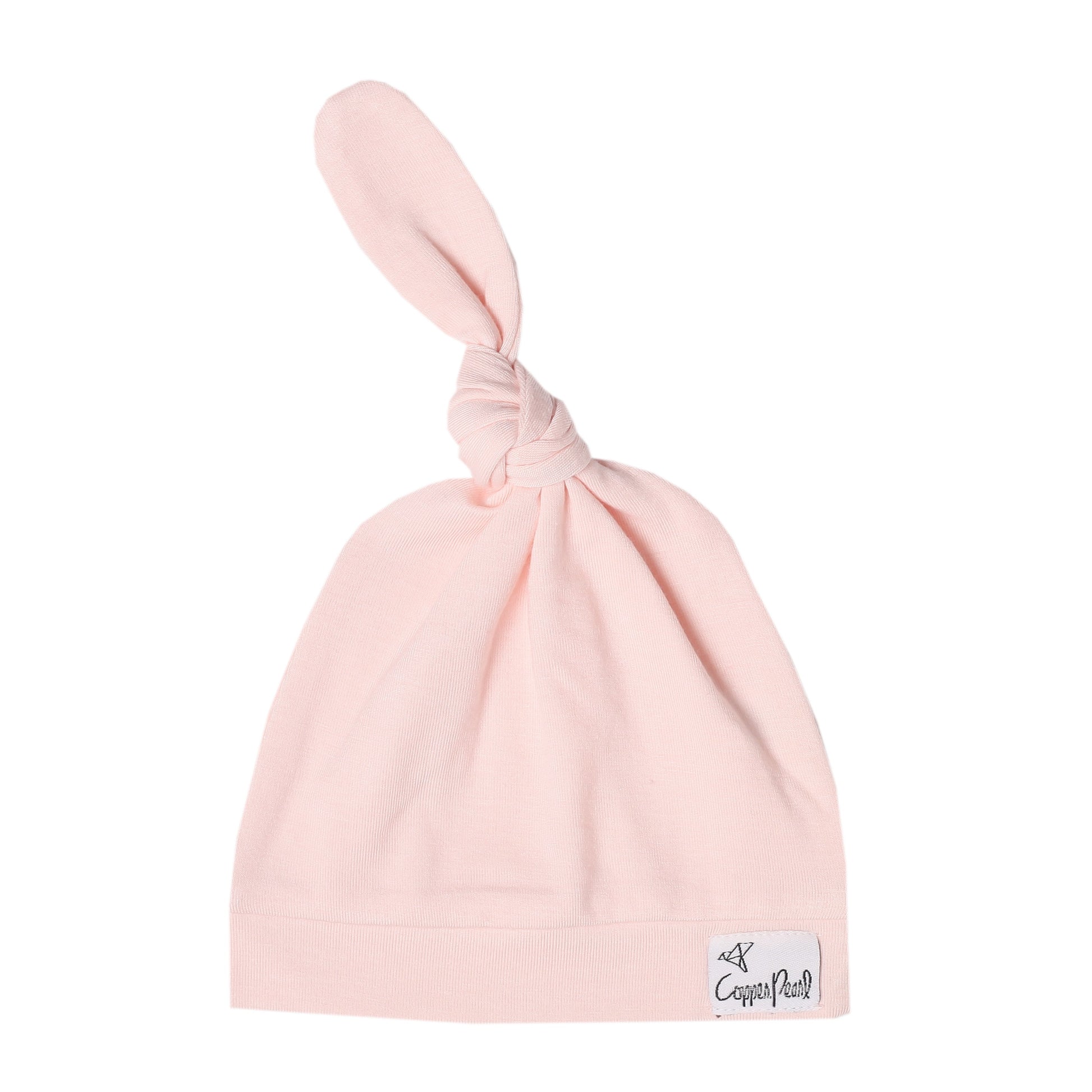 Blush Top Knot Hat  - Doodlebug's Children's Boutique