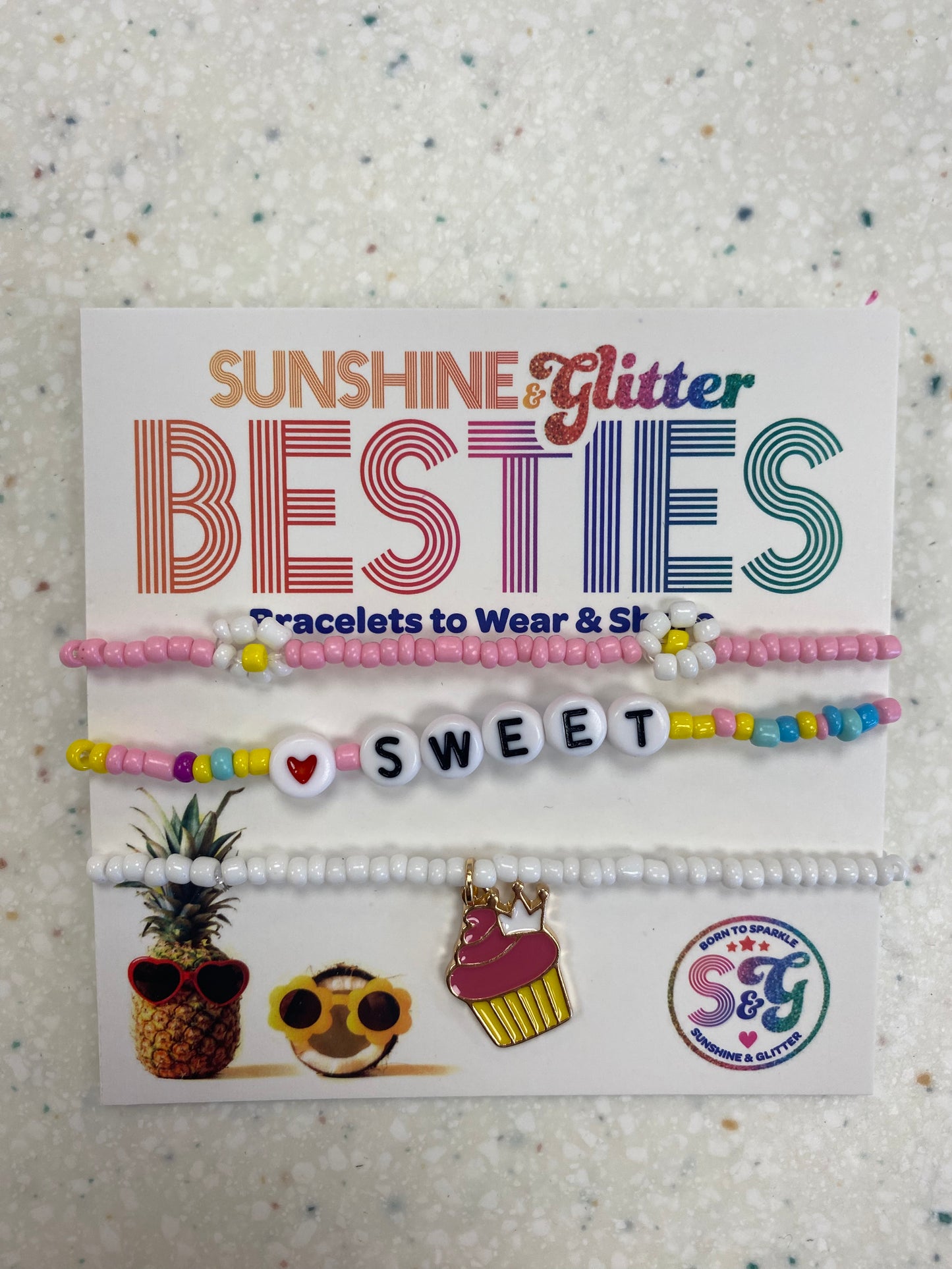 Besties Bracelets Set Sweet - Doodlebug's Children's Boutique