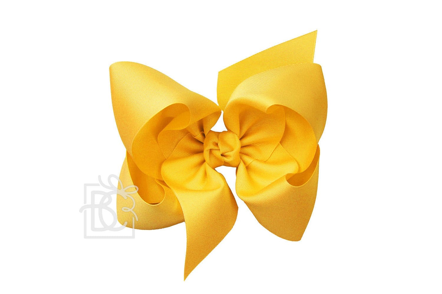 Texas Sized Bow in Bright Yellow  - Doodlebug's Children's Boutique
