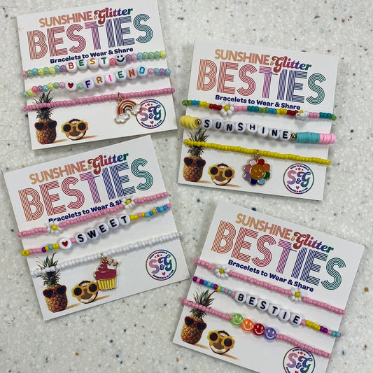 Besties Bracelets Set  - Doodlebug's Children's Boutique