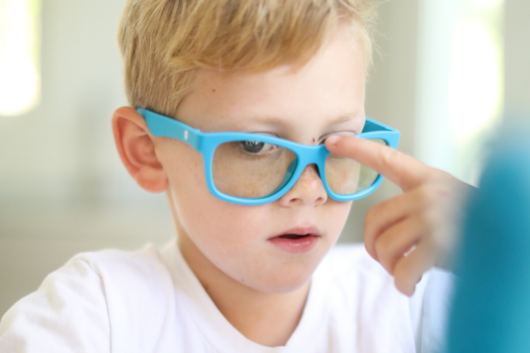 Navigator Blue Light Blocking Glasses in Blue Crush  - Doodlebug's Children's Boutique