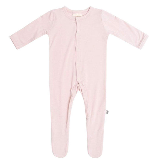Footie in Blush Newborn - Doodlebug's Children's Boutique