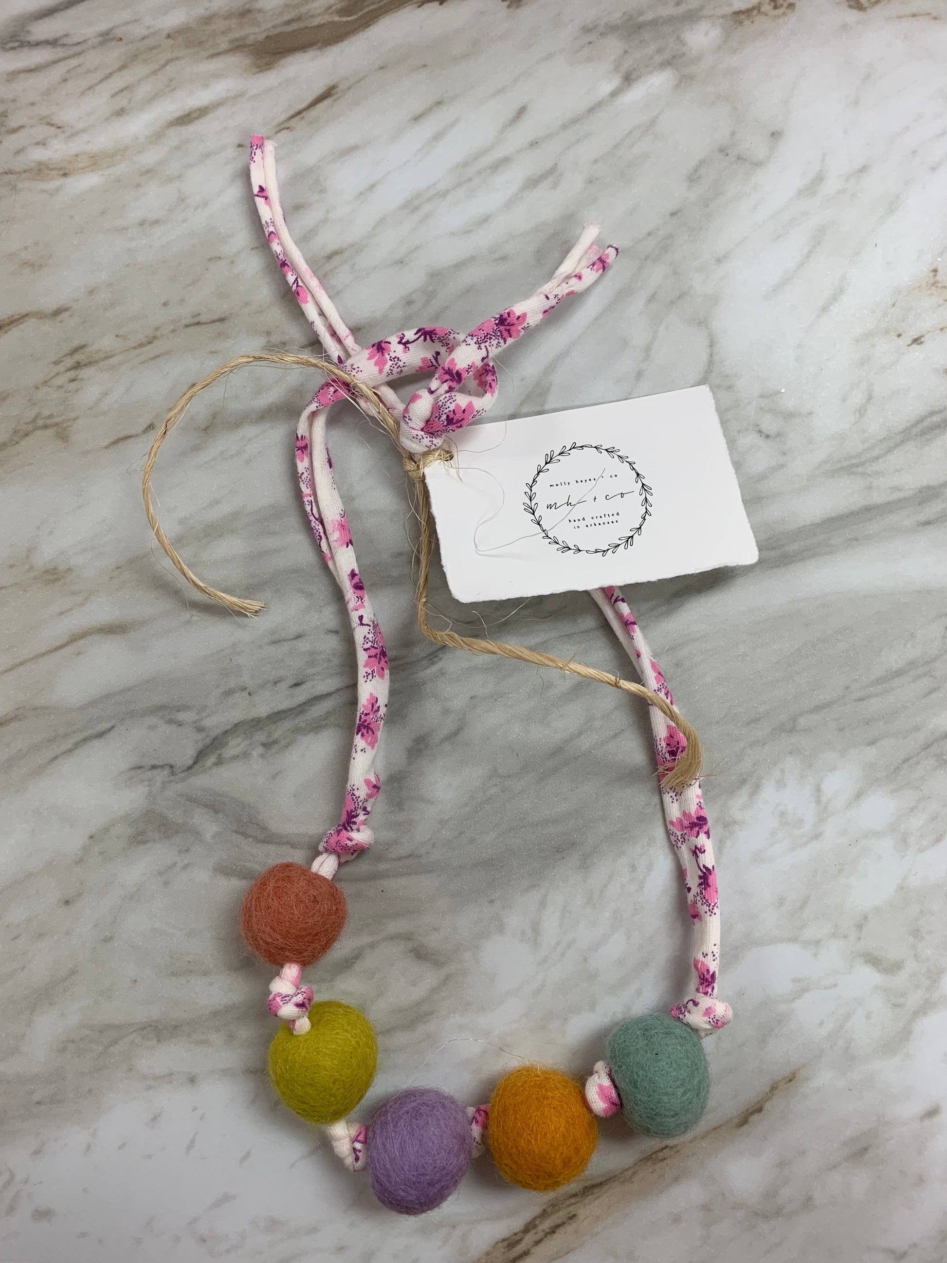 Molly Hayes & Co. Necklace Floral - Doodlebug's Children's Boutique