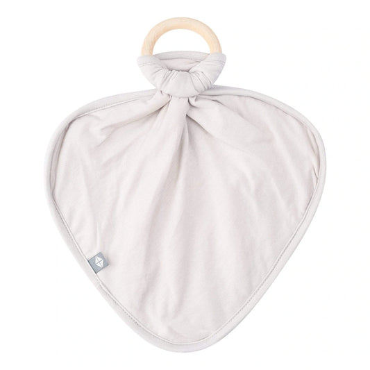 Lovey with Removable Teething Ring in Oat  - Doodlebug's Children's Boutique