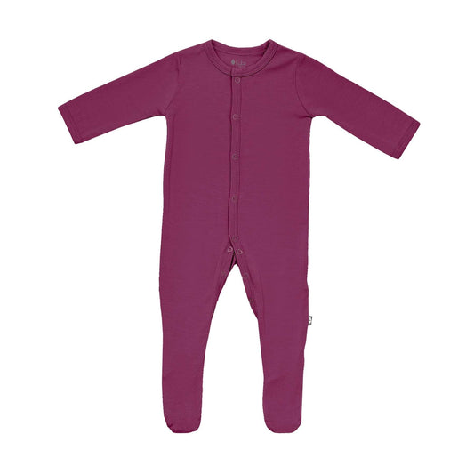 Footie in Dahlia  - Doodlebug's Children's Boutique