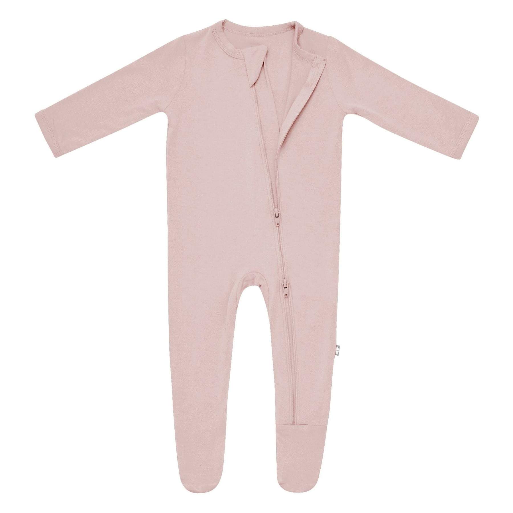 Zippered Footie in Sunset  - Doodlebug's Children's Boutique