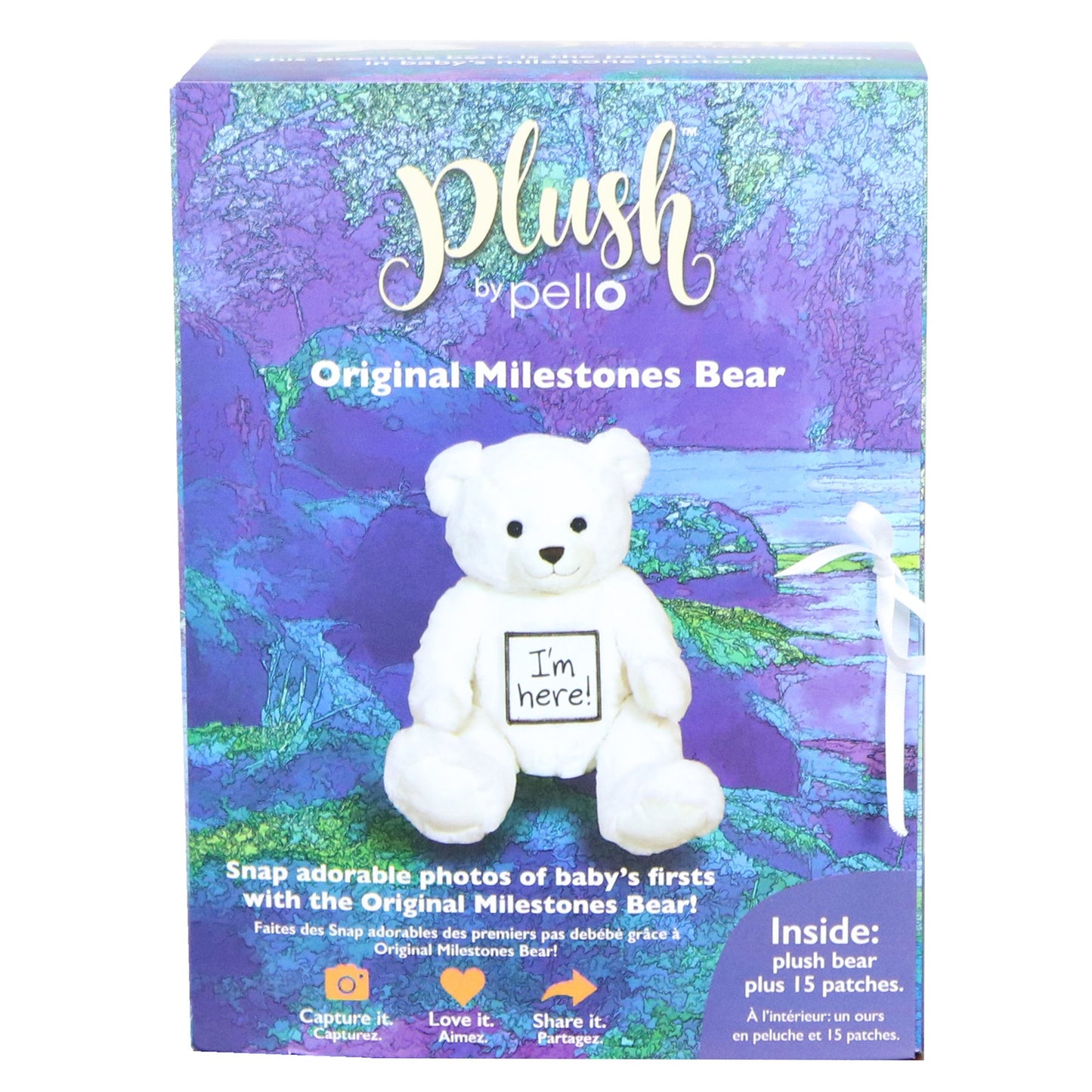 Plush Original Milestones Bear  - Doodlebug's Children's Boutique
