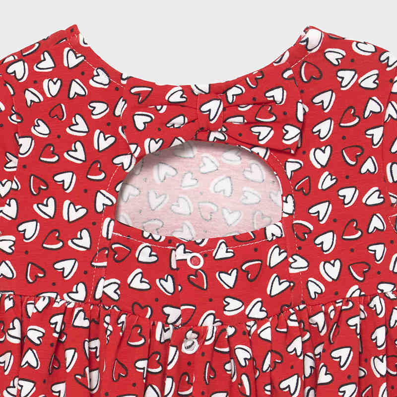 Red Hearts Dress  - Doodlebug's Children's Boutique