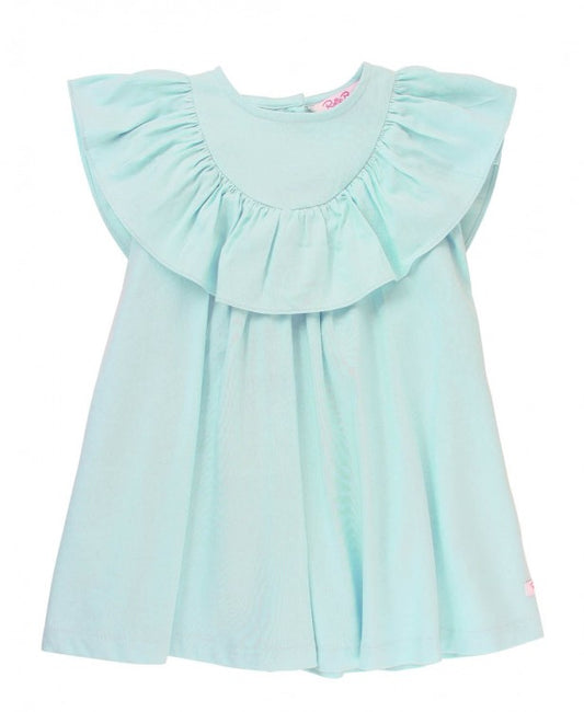 Starlight Woven Luxe Shoulder Ruffle Dress  - Doodlebug's Children's Boutique