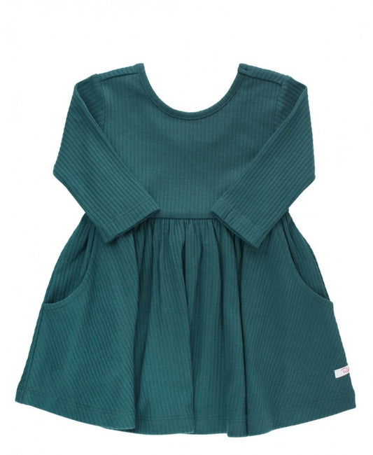 Twilight Ribbed Twirl Dress  - Doodlebug's Children's Boutique