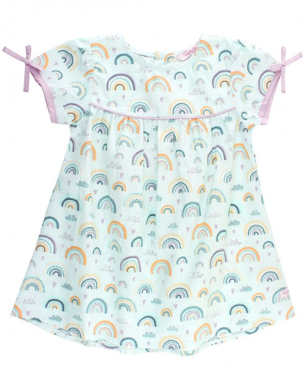 Chasing Rainbows Button Back Dress  - Doodlebug's Children's Boutique