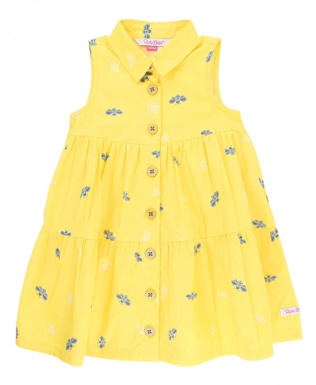 Bee Yourself Tiered Dress  - Doodlebug's Children's Boutique