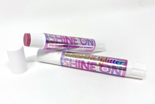 Shine On Polished Pink Diamond Organic Lip Shimmer  - Doodlebug's Children's Boutique
