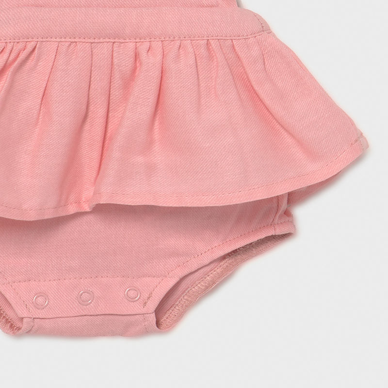 Floral and Pink Overall Skirt Set  - Doodlebug's Children's Boutique