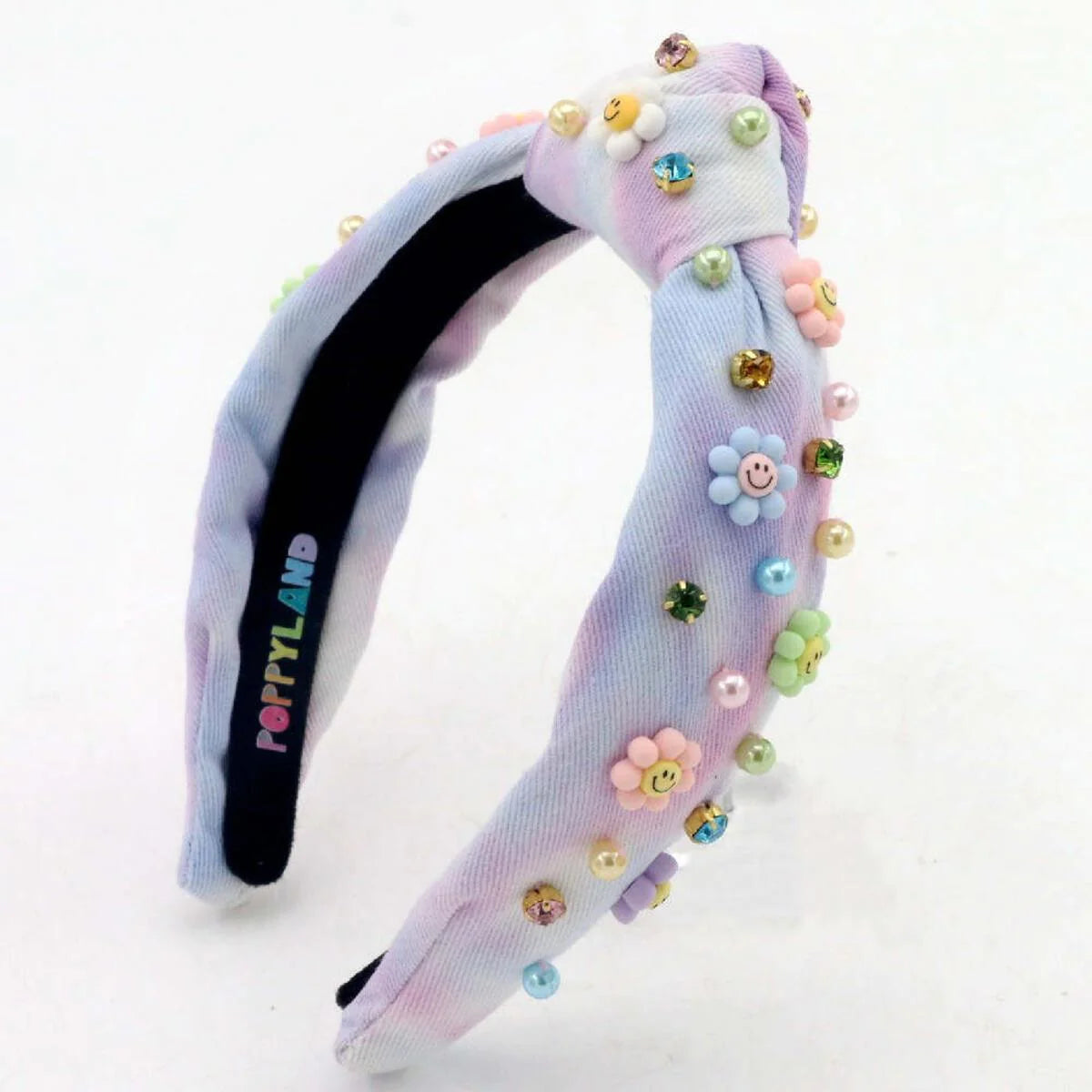 Smiley Flower Headband  - Doodlebug's Children's Boutique