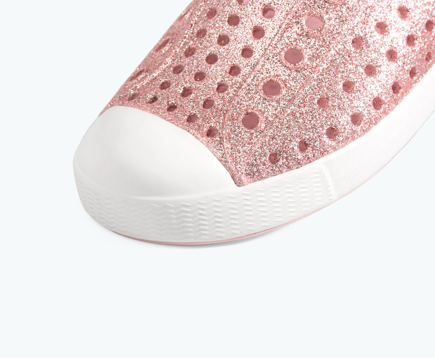 Jefferson Kids Shoe in Milk Pink Bling  - Doodlebug's Children's Boutique